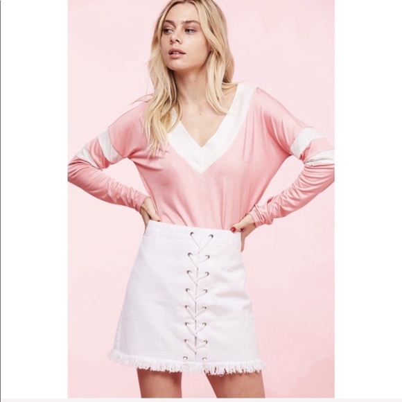 Cross my heart denim skirt - Picture 3 of 4